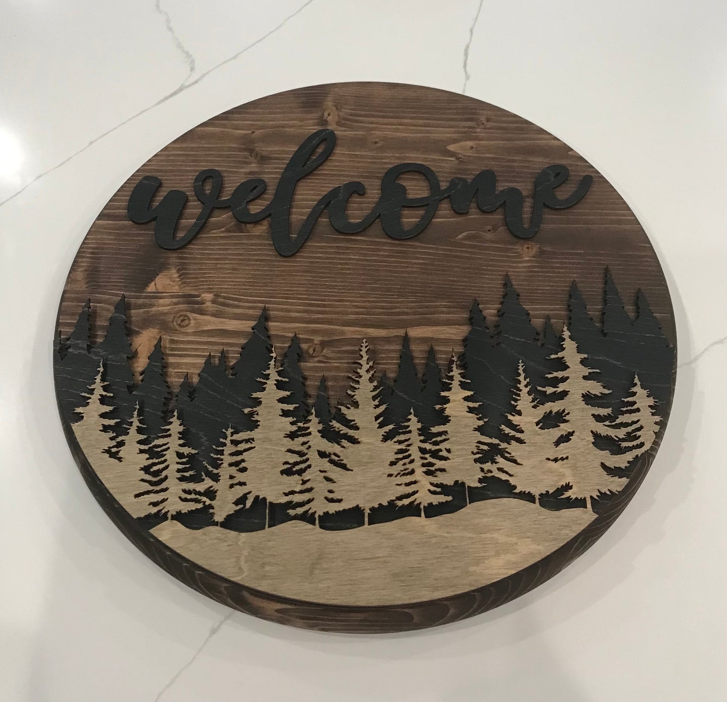 Round Customizable Sign